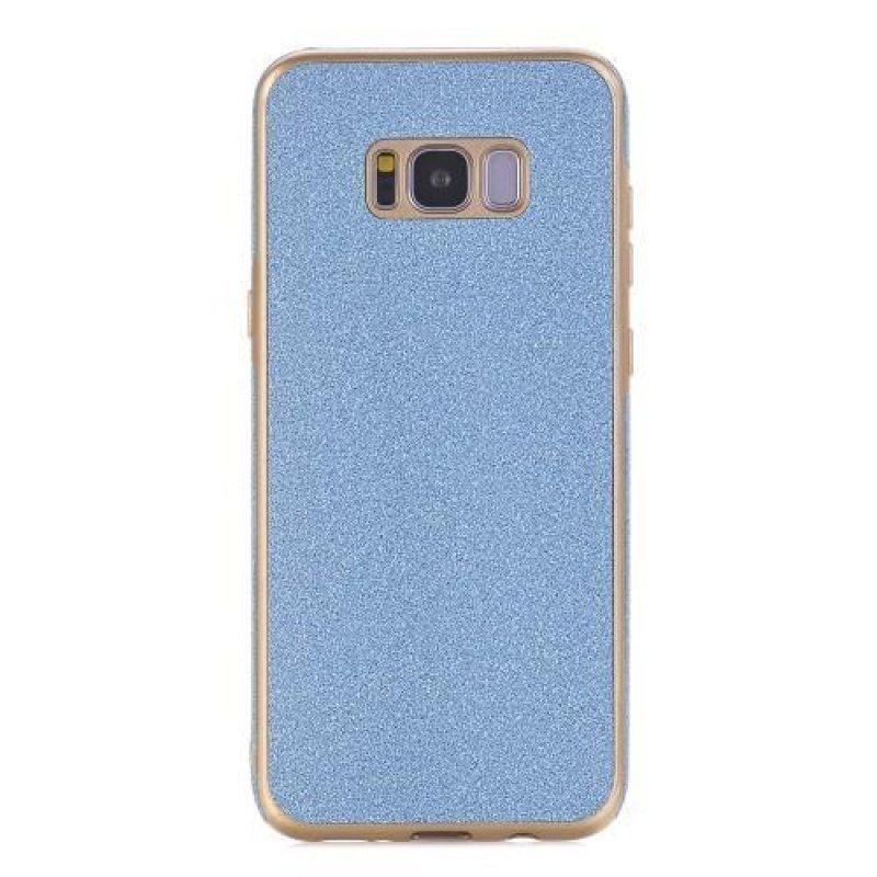 Jeans textil/zselé tok Samsung Galaxy S8 Plus készülékhez - világoskék