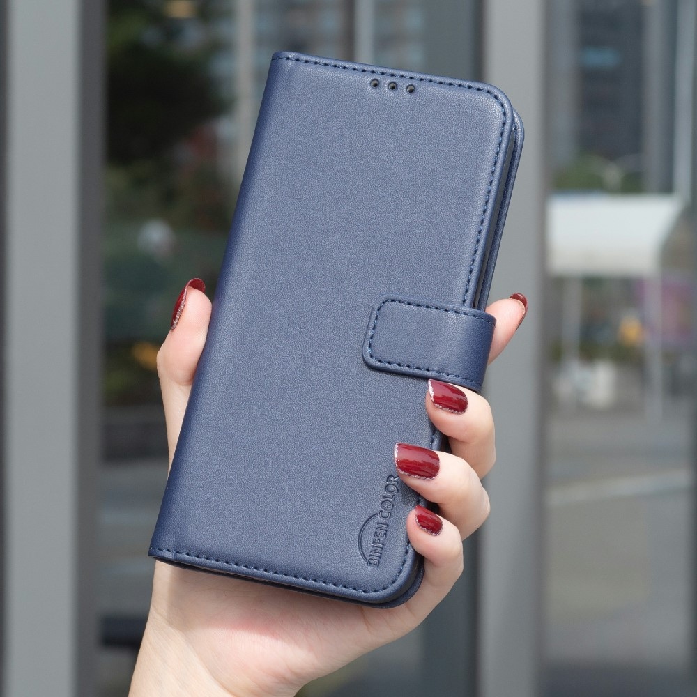 BNF könyvtáska Samsung Galaxy S25 Edge készülékhez - kék