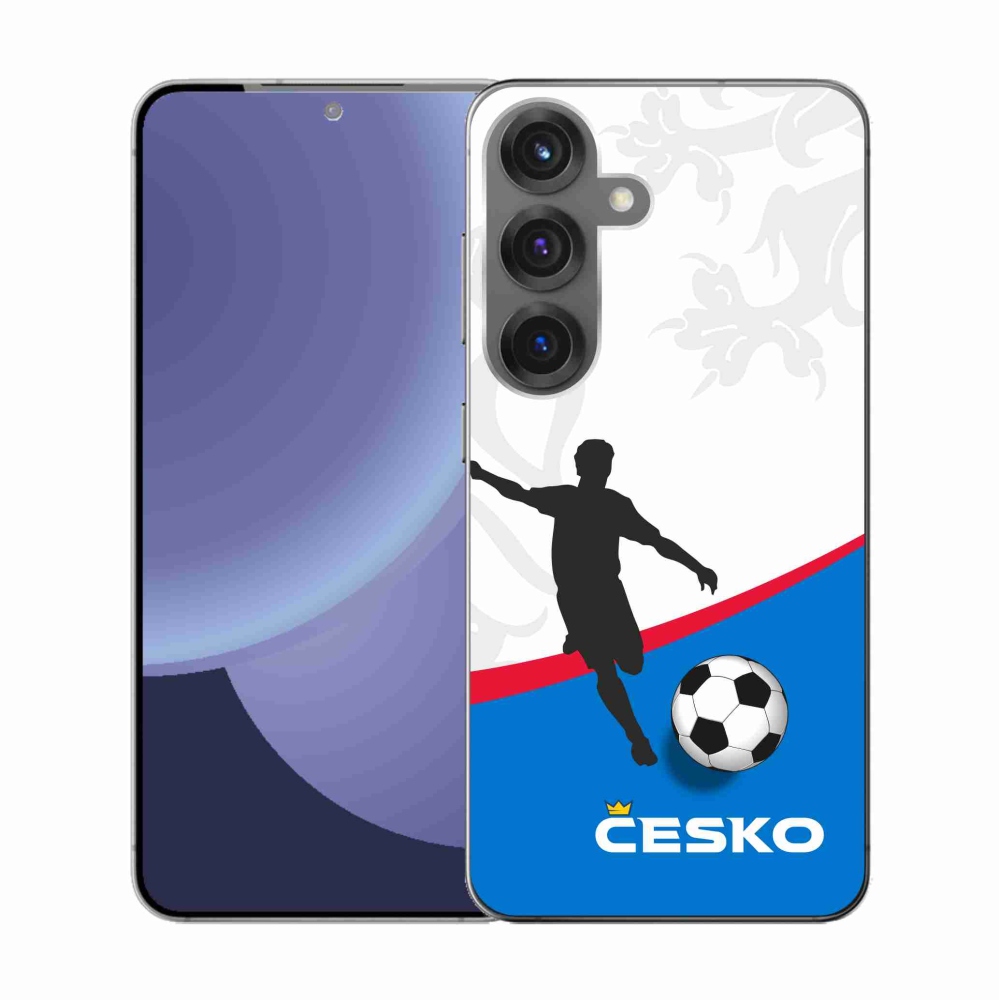 Gél borítás mmCase Samsung Galaxy S25 - futball Csehország 1