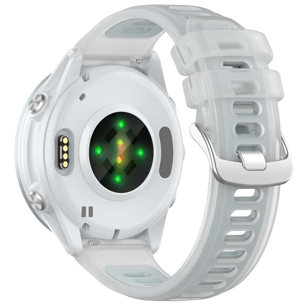 Jelly szilikon karkötő a Garmin Forerunner 570 42 mm-es modellhez – fehér