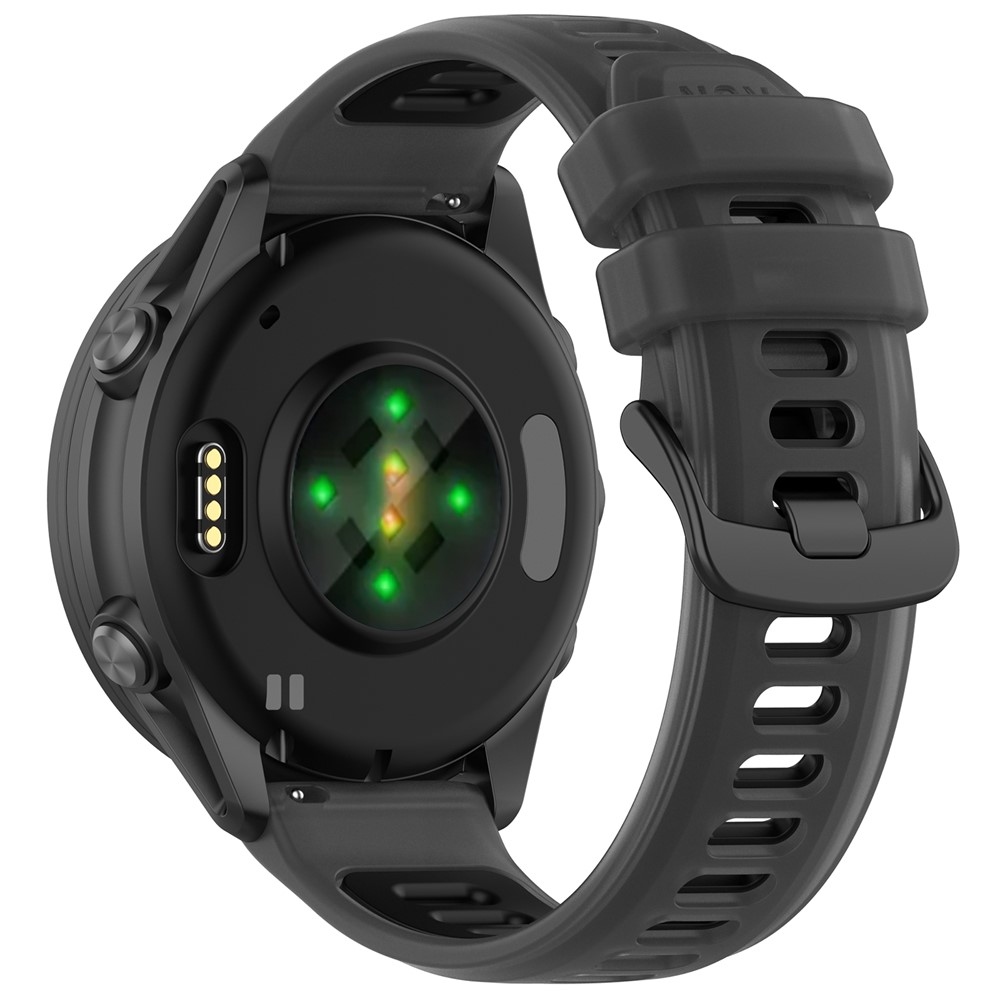 Jelly szilikon karkötő a Garmin Forerunner 570 42 mm-es modellhez – fekete