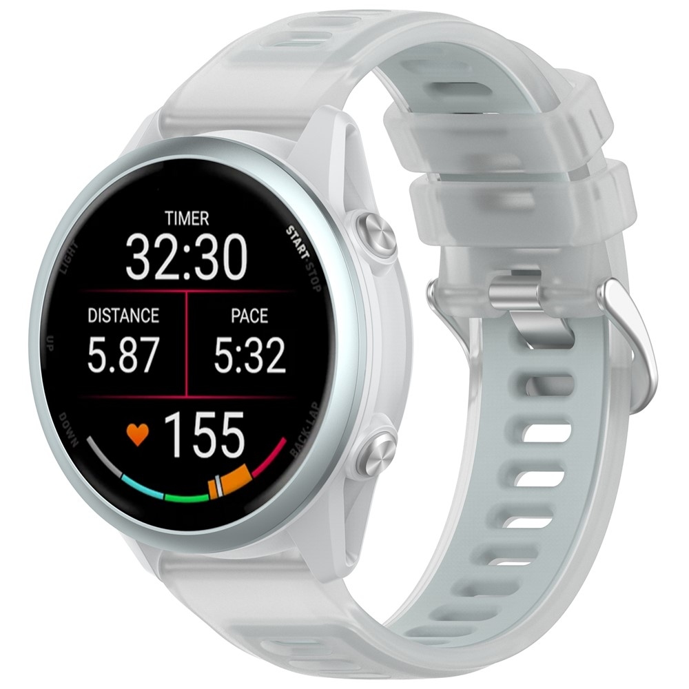 Jelly szilikon karkötő a Garmin Forerunner 570 47 mm/970/265 modellekhez – fehér