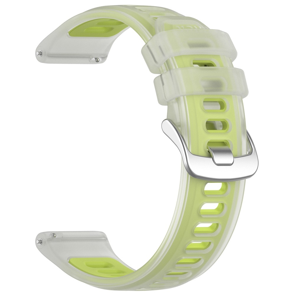 Jelly szilikon karkötő a Garmin Forerunner 570 47 mm/970/265 modellekhez – zöld