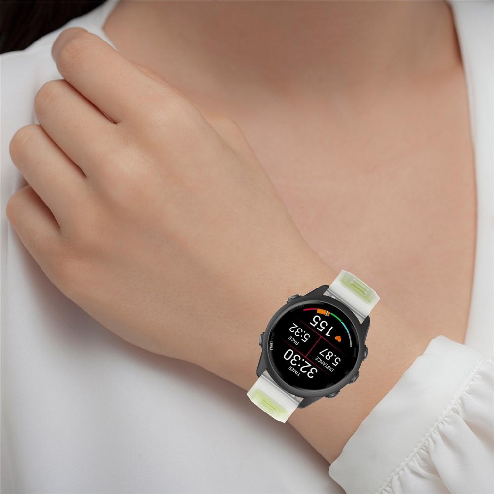 Jelly szilikon karkötő a Garmin Forerunner 570 47 mm/970/265 modellekhez – zöld