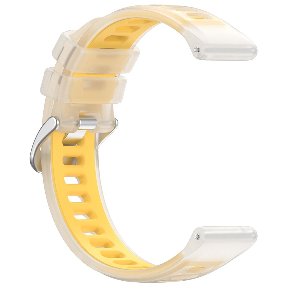 Jelly szilikon karkötő a Garmin Forerunner 570 47 mm/970/265 modellekhez – sárga