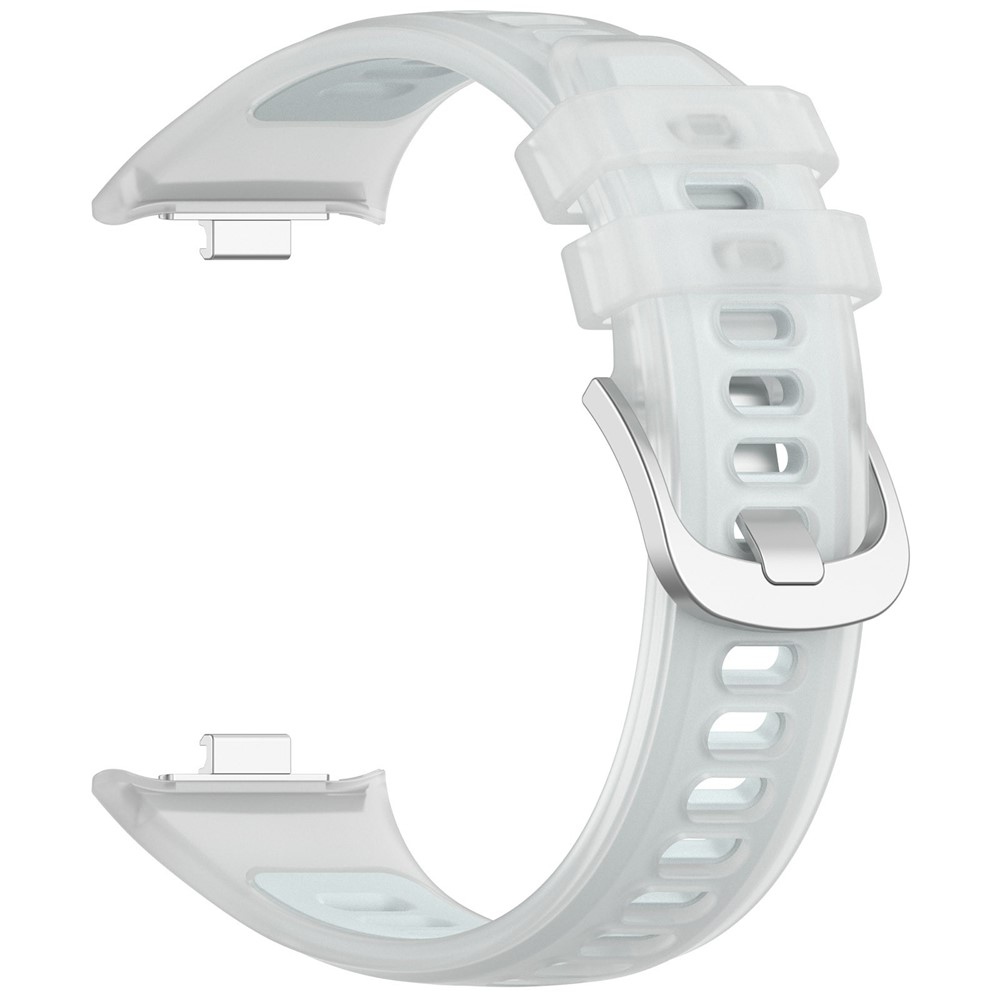 Jelly szilikon karkötő a Xiaomi Smart Band 10 Pro/9 Pro/8 Pro/Redmi Watch 6/5/4 modellekhez – fehér