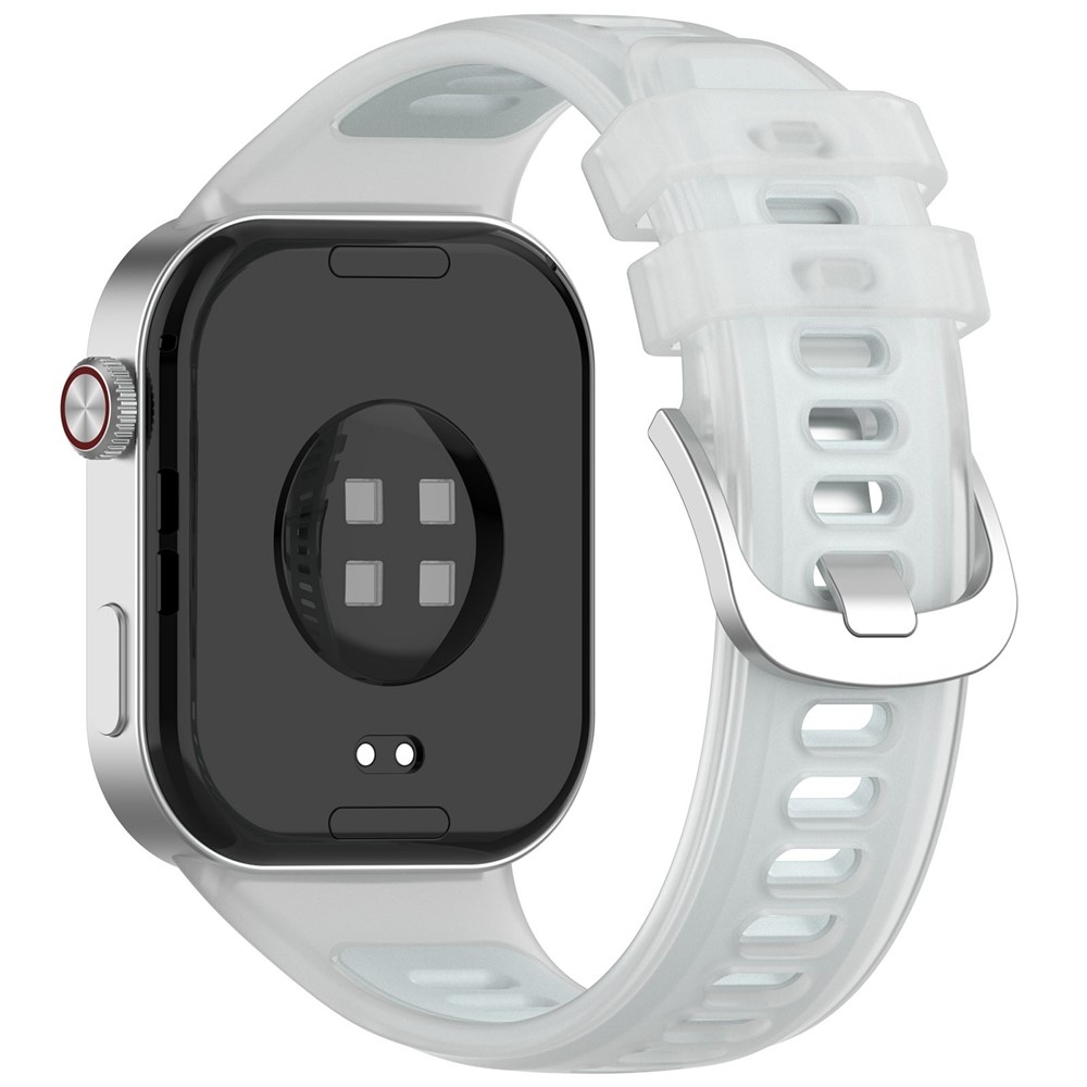Jelly szilikon karkötő a Xiaomi Smart Band 10 Pro/9 Pro/8 Pro/Redmi Watch 6/5/4 modellekhez – fehér