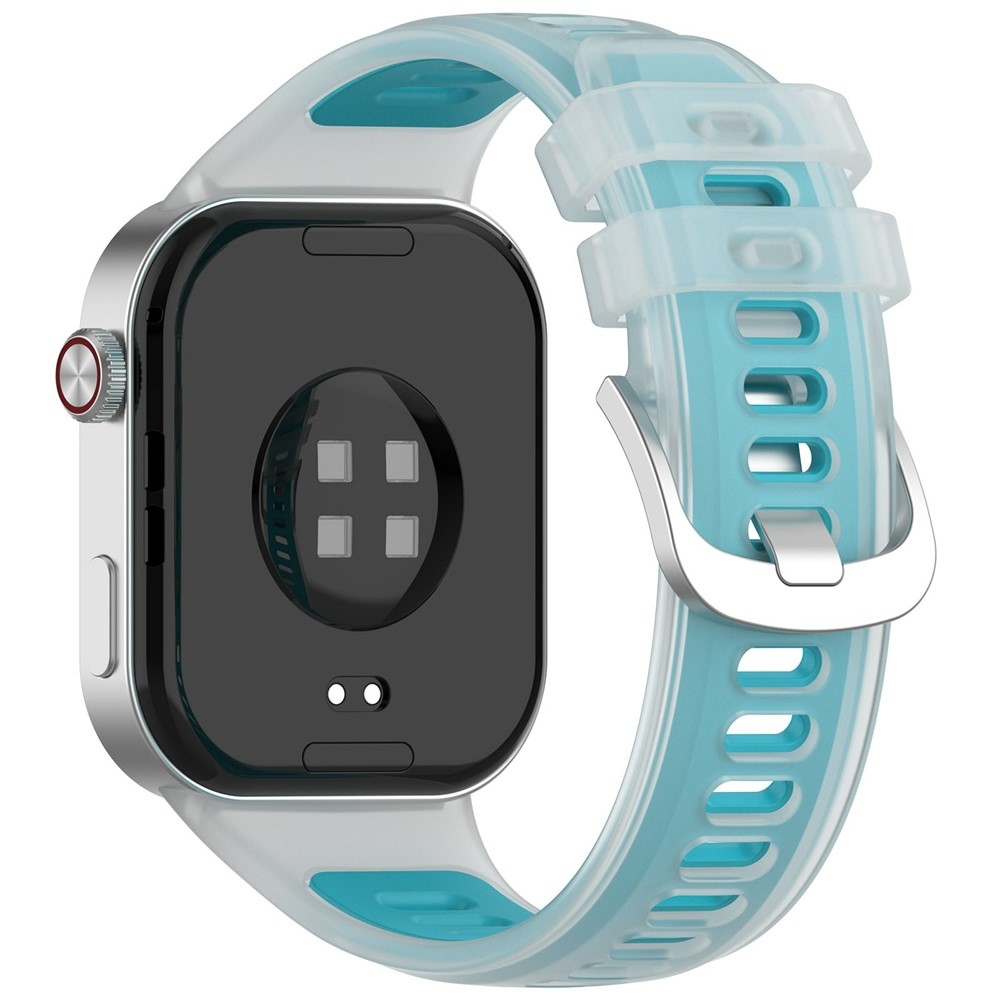 Jelly szilikon karkötő a Xiaomi Smart Band 10 Pro/9 Pro/8 Pro/Redmi Watch 6/5/4 modellekhez – kék