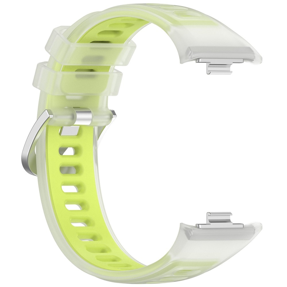 Jelly szilikon karkötő a Xiaomi Smart Band 10 Pro/9 Pro/8 Pro/Redmi Watch 6/5/4 modellekhez – zöld