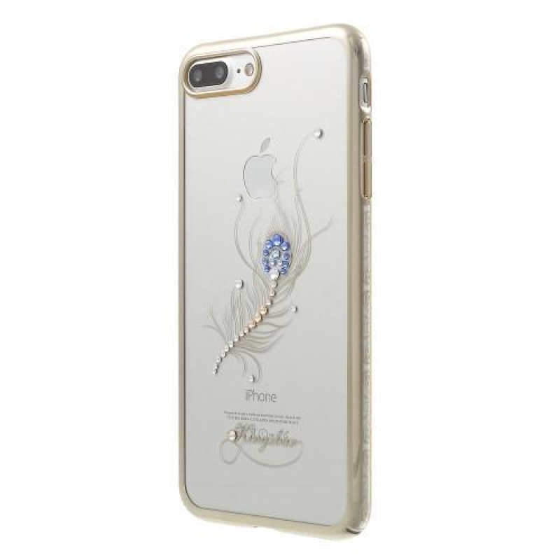 Ékszeres műanyag tok díszítéssel iPhone 8 Plus és iPhone 7 Plus készülékhez - toll