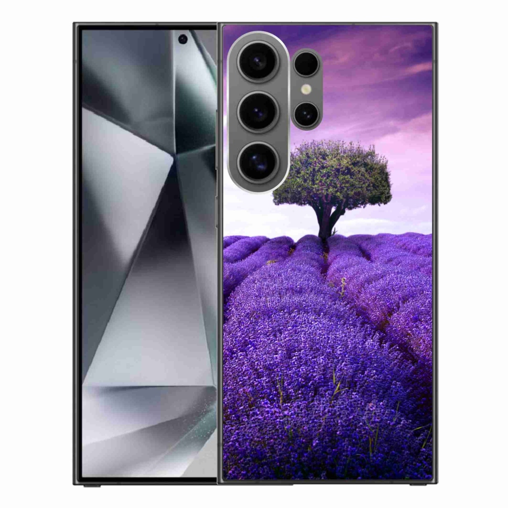 Gél védőhuzat mmCase Samsung Galaxy S24 Ultra készülékhez - levendula rét