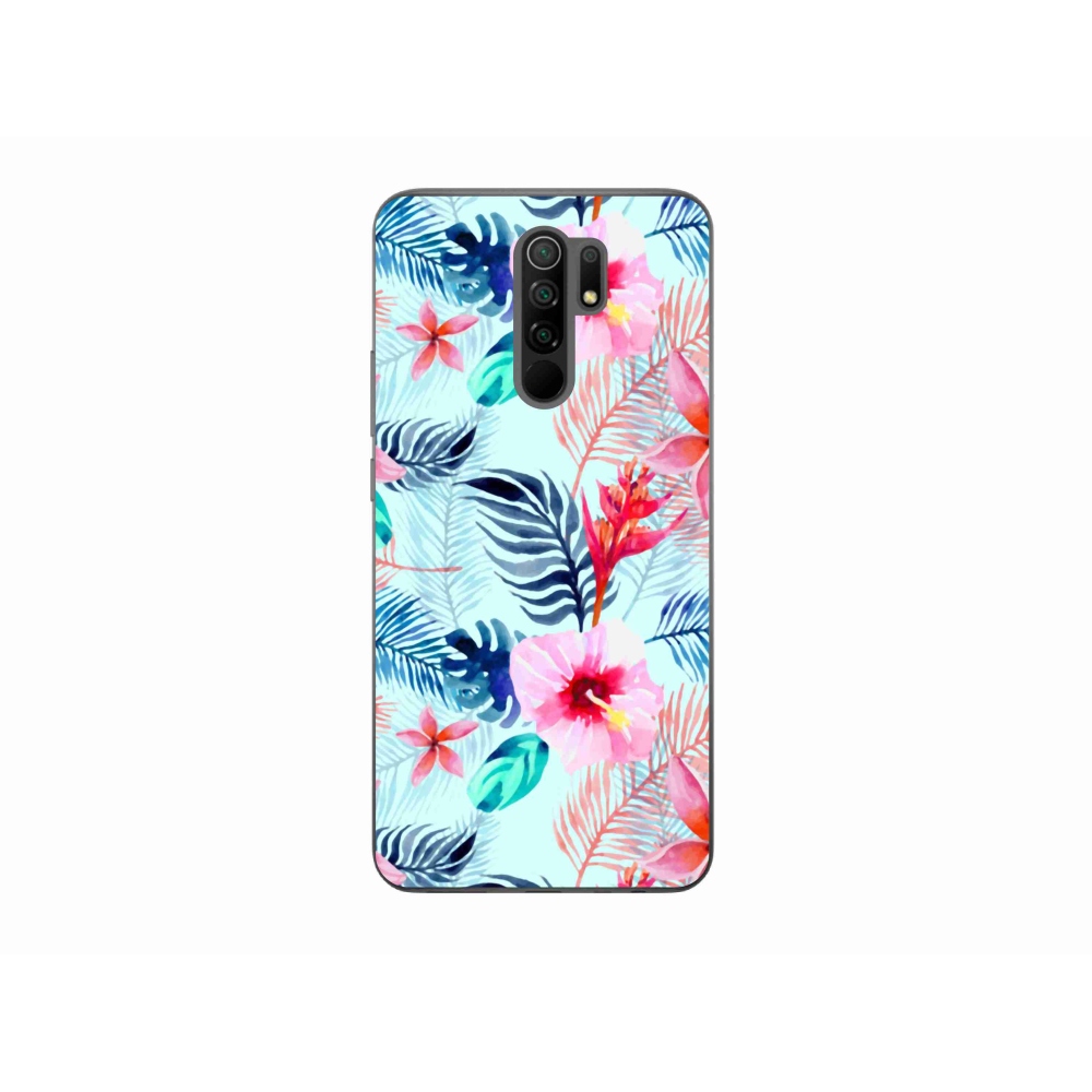 Gél borítás mmCase a Xiaomi Redmi 9-hez - virágok