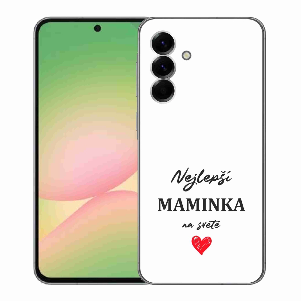 Gél borító mmCase Samsung Galaxy A56 5G - legjobb anya 1 fehér háttér