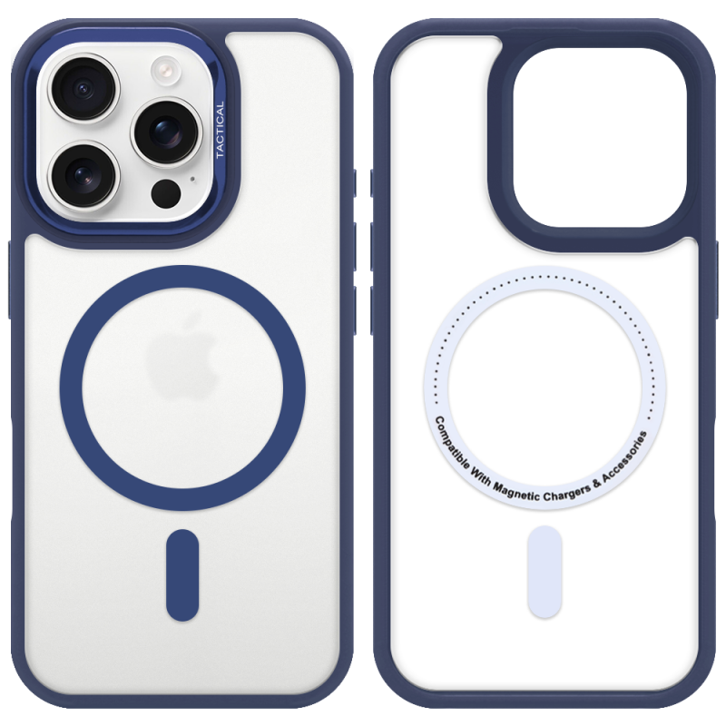 Tactical MagForce Hyperstealth 3.0 tok az Apple iPhone 16 Pro-hoz, Deep Blue színben