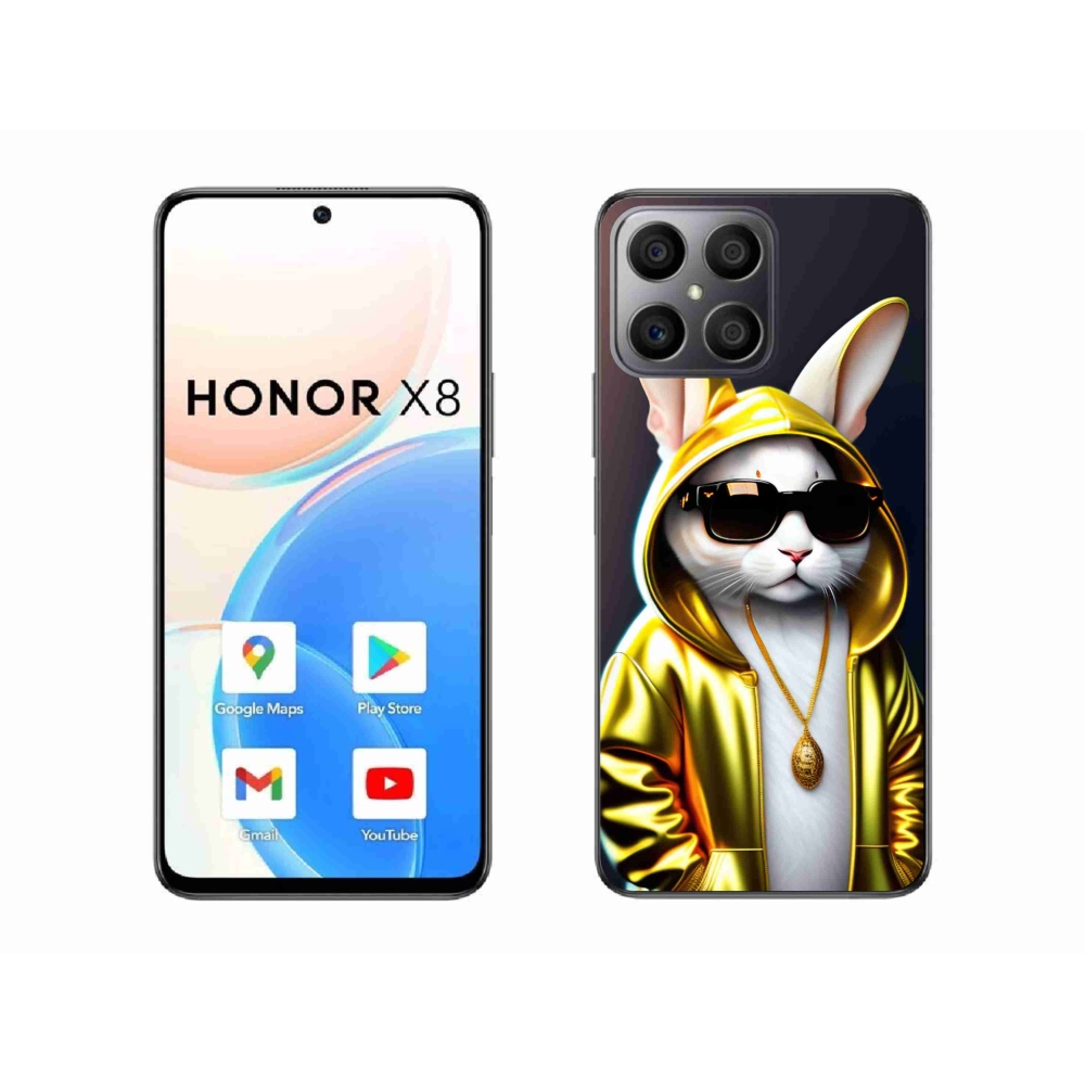 Zselés borítás mmCase a Honor X8-hoz - cat boss