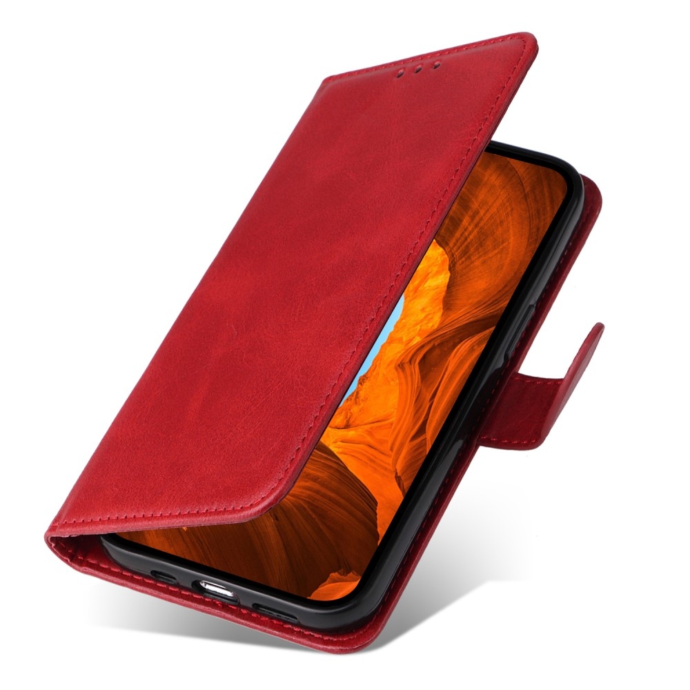 Könyvtáska a Realme GT 7 Pro 5G-hez - piros színű