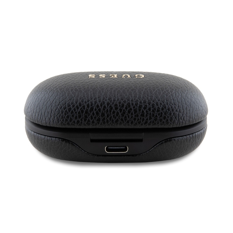 Guess PU szemcsés ENC TWS vezeték nélküli fejhallgató fekete