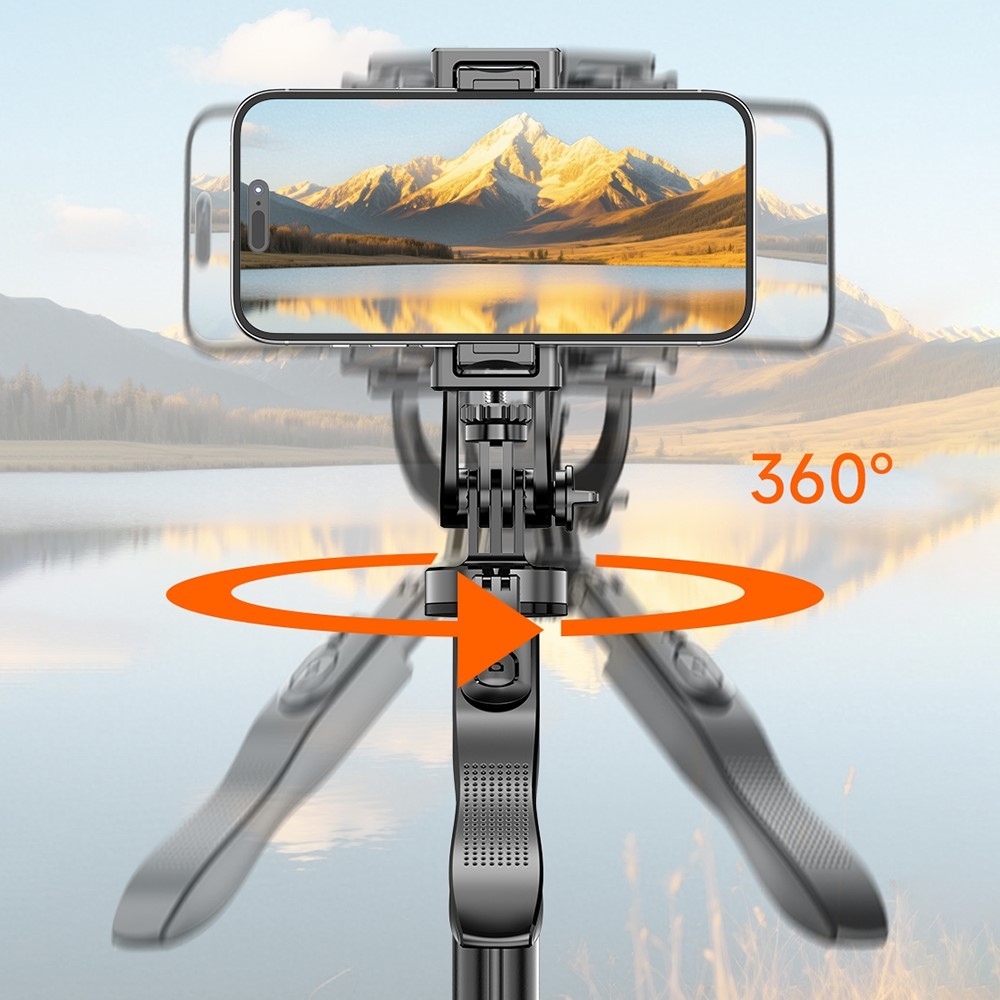 Teleszkópos szelfibot L16-TT 1,8 m-es állvánnyal és távirányítóval