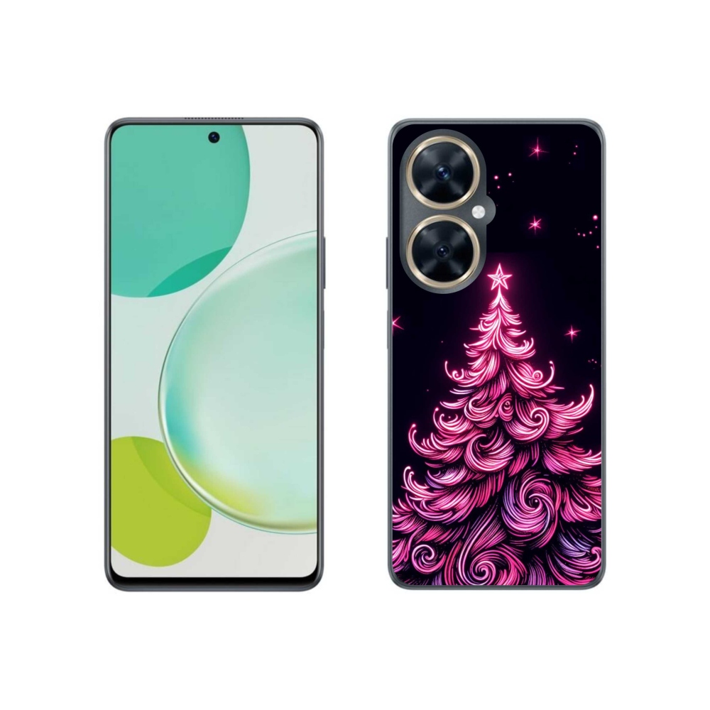 Gél borító mmCase a Huawei Nova 11i készülékhez - neon karácsonyfa 2