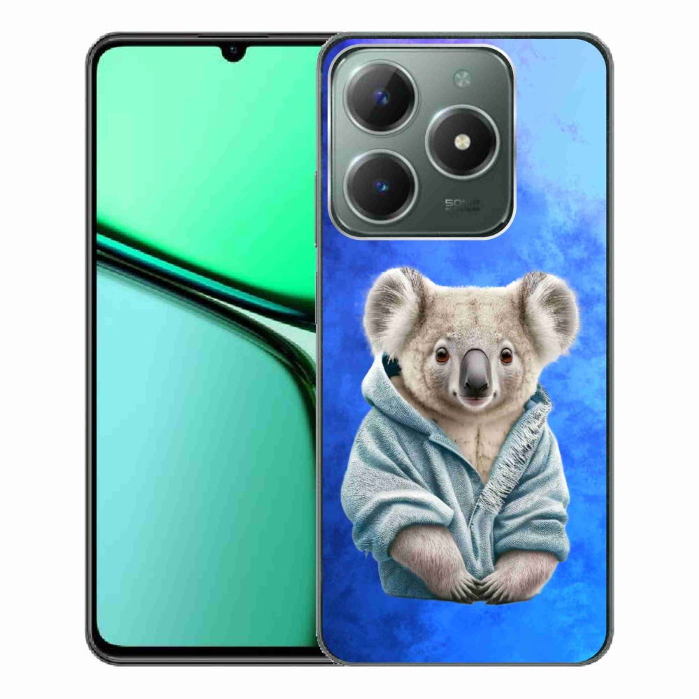 Gél borítás mmCase a Realme C61 készülékhez - koala pulóverben