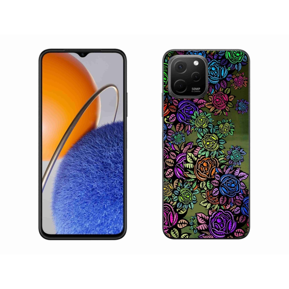 Gél borító mmCase a Huawei Nova Y61 készülékhez - virágok 6
