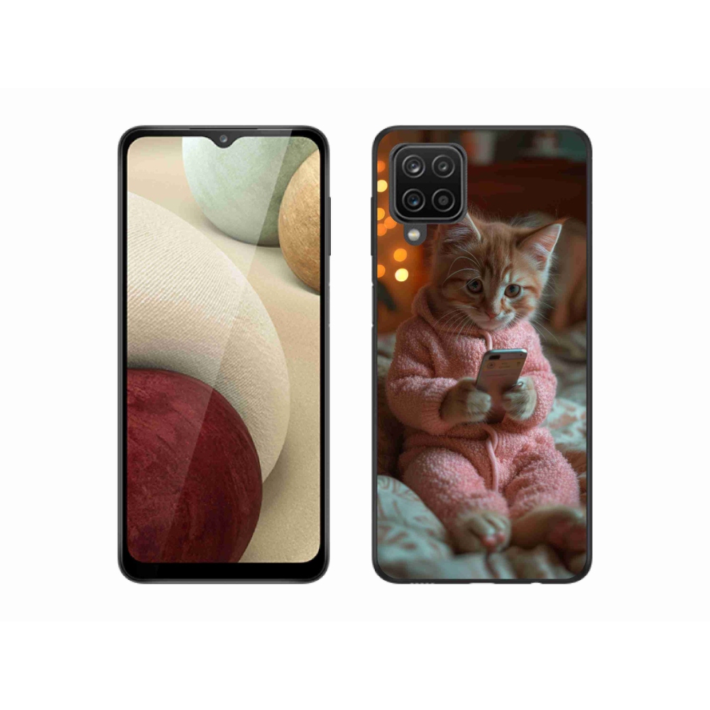 Zselés borítás mmCase Samsung Galaxy A12 - baba mobillal