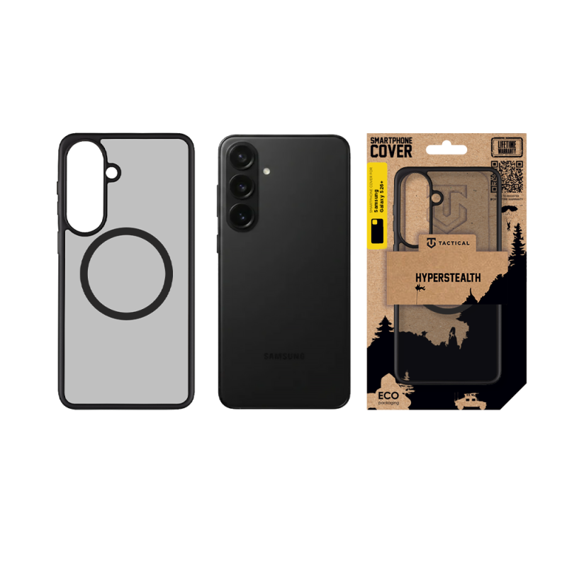 Tactical MagForce Hyperstealth borító Samsung Galaxy S26+ aszfaltra