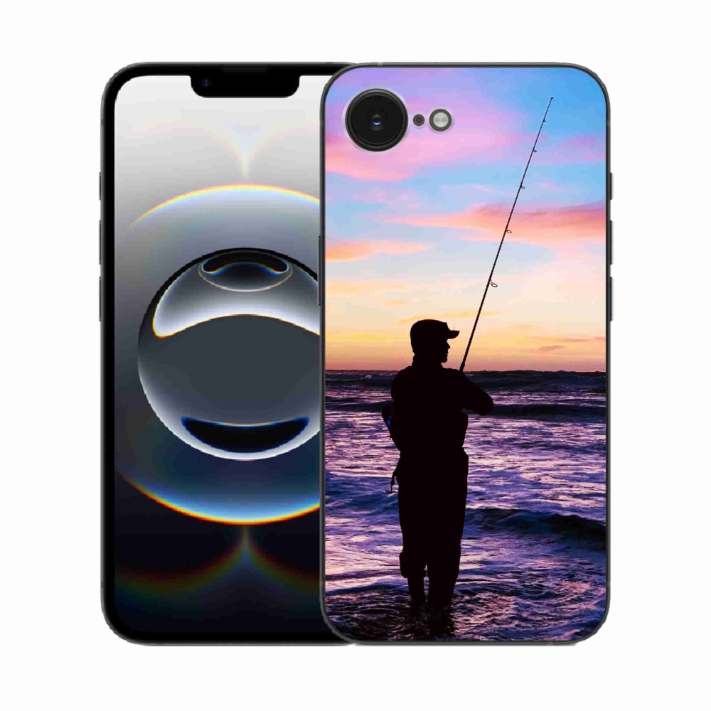 Zselés borítás mmCase iPhone 16e készülékhez - halászat 1