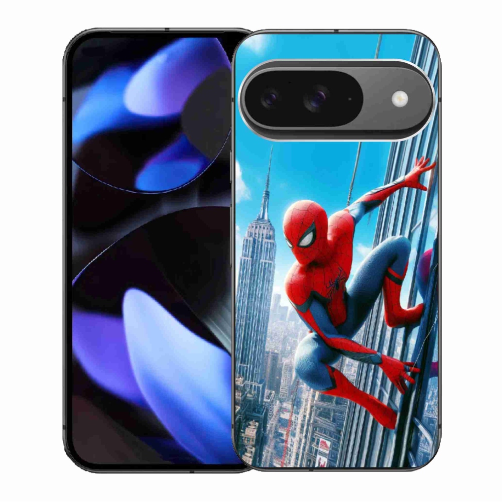 Zselés borítás mmCase a Google Pixel 9/9 Pro számára - pókember