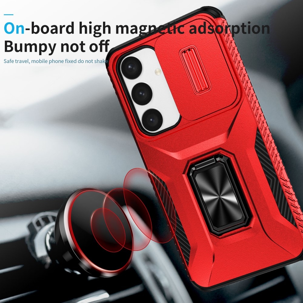 Csúszásálló borítás Samsung Galaxy S24+/S25+ készülékhez - piros