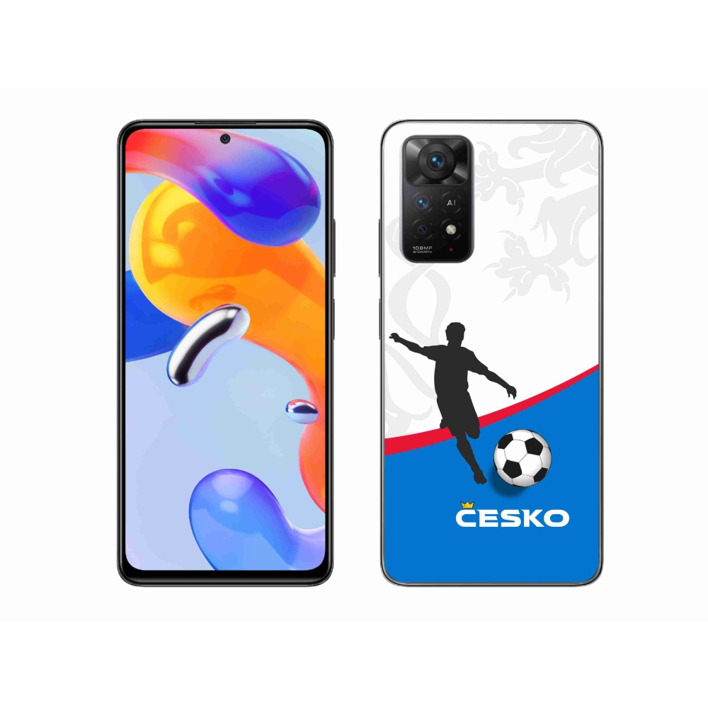 Gél borítás mmCase a Xiaomi Redmi Note 11 Pro 4G/5G - futball Csehország 1