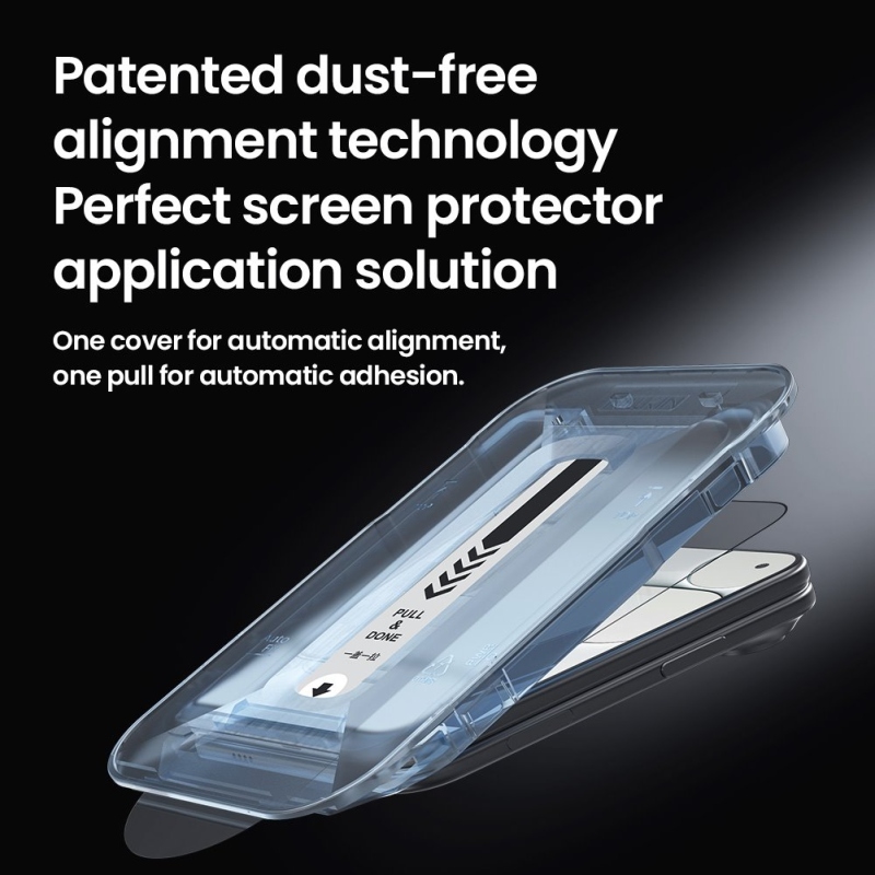 Nillkin 2.5D CP+ PRO Black edzett üveg az Apple iPhone Duo-hoz (felhelyező eszközzel) (külső)