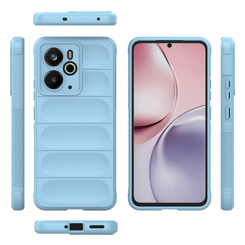 Rugg tartós zselés tok a Realme 14 5G készülékhez - világoskék színben