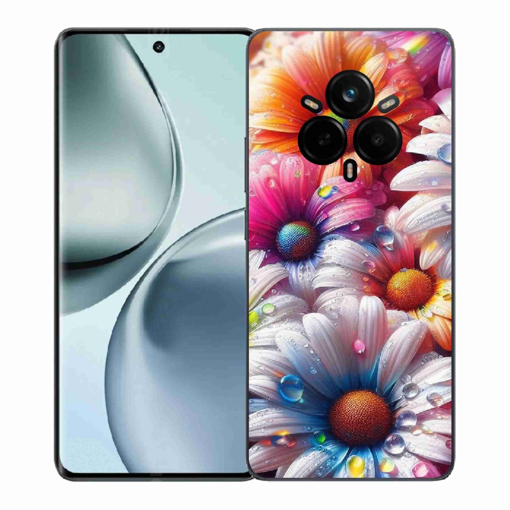 Gél borító mmCase a Realme 14 Pro 5G készülékhez - színes margaréták