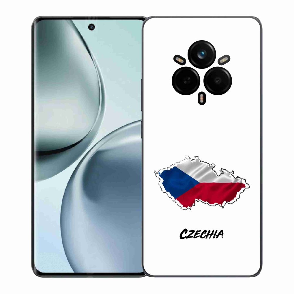 Gél borító mmCase a Realme 14 Pro+ 5G készülékhez - Csehország fehér háttér