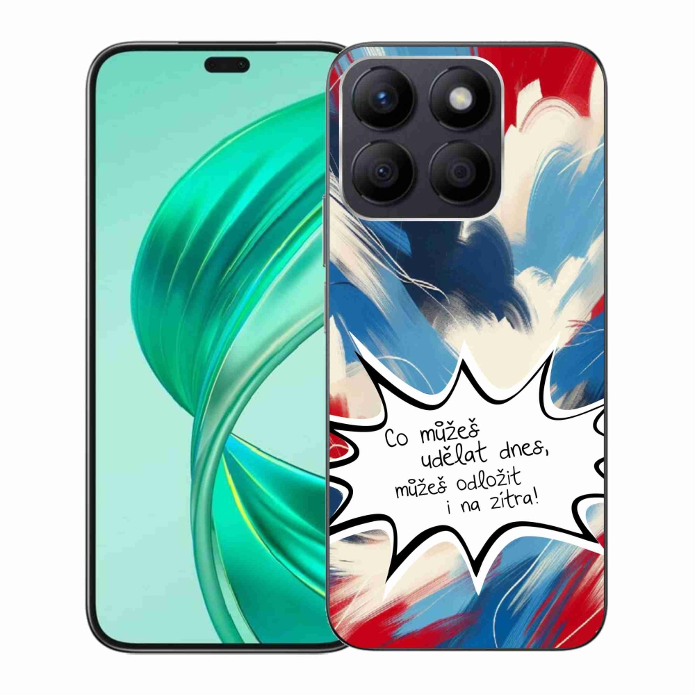 Gél borító mmCase a Honor X8b készülékhez - vicces szöveg 9 fehér háttér