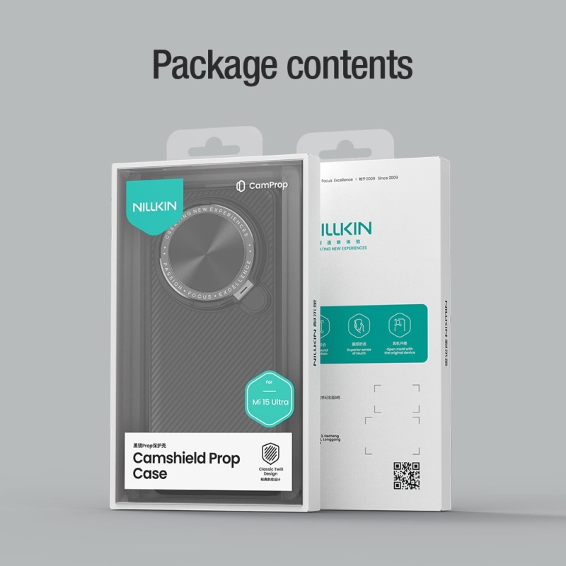 Nillkin CamShield támasz hátsó borító Xiaomi 15 Ultra fekete színűhöz