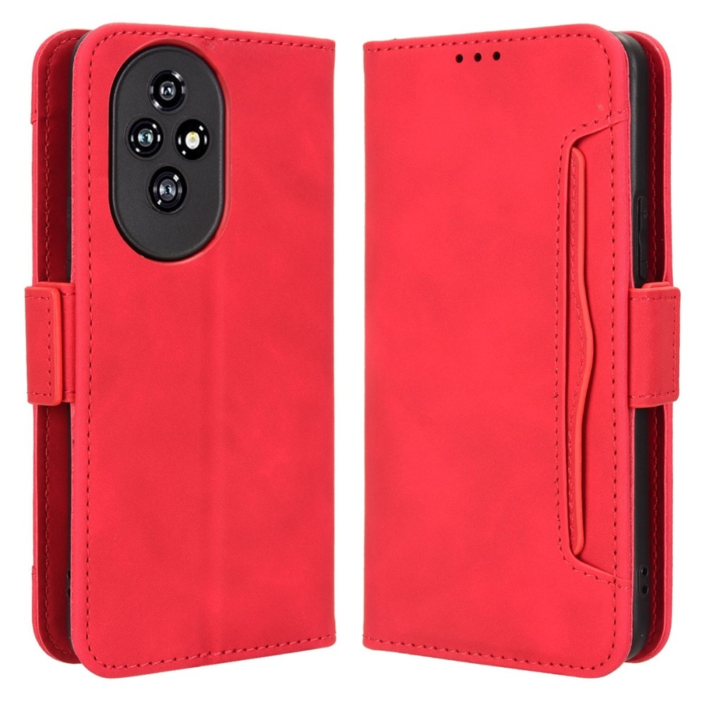 Több könyvtáska Honor 200 5G-hez - piros