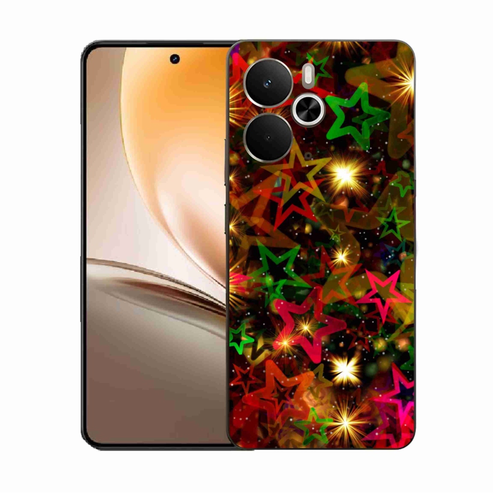 Gél borítás mmCase a Realme 14 5G/14T 5G készülékhez - színes csillagok