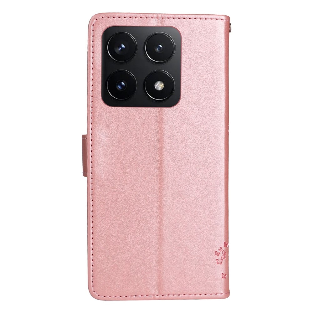 Fák könyve tok Xiaomi 14T - rózsaarany