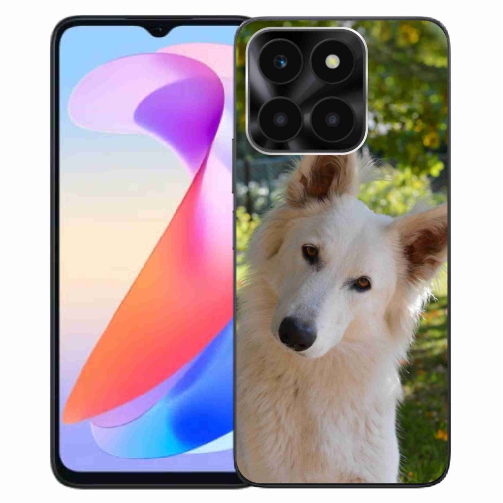 Gél borítás mmCase a Honor X6a készülékhez - Fehér svájci juhász 1