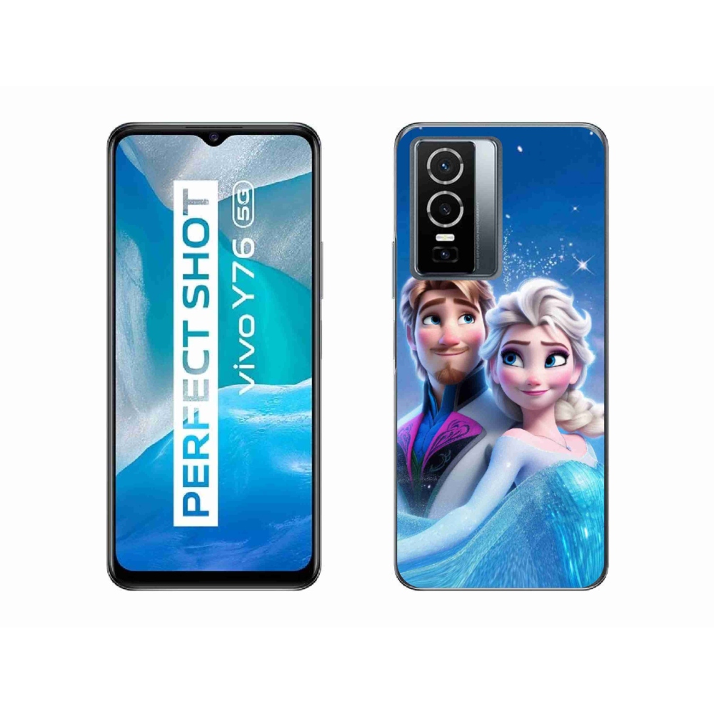 Gél védőburkolat mmCase a Vivo Y76 5G készülékhez - Ice Kingdom 1
