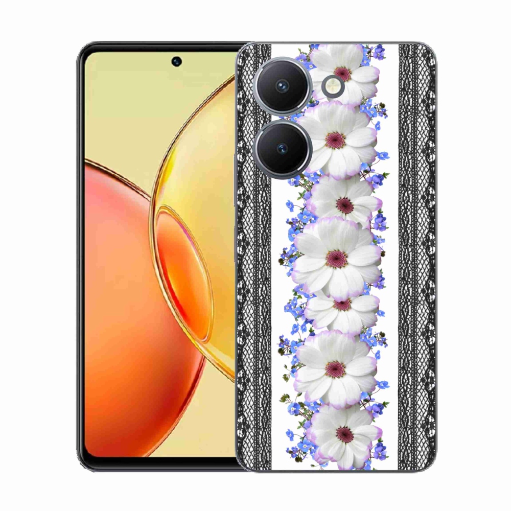 Zselés borítás mmCase a Vivo Y36-hoz - virág 8