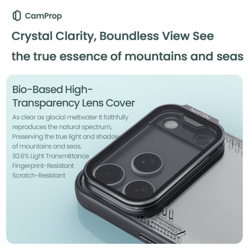 Nillkin Iceblade Prop tok Apple iPhone 17 Pro Max készülékhez, sötét, fekete