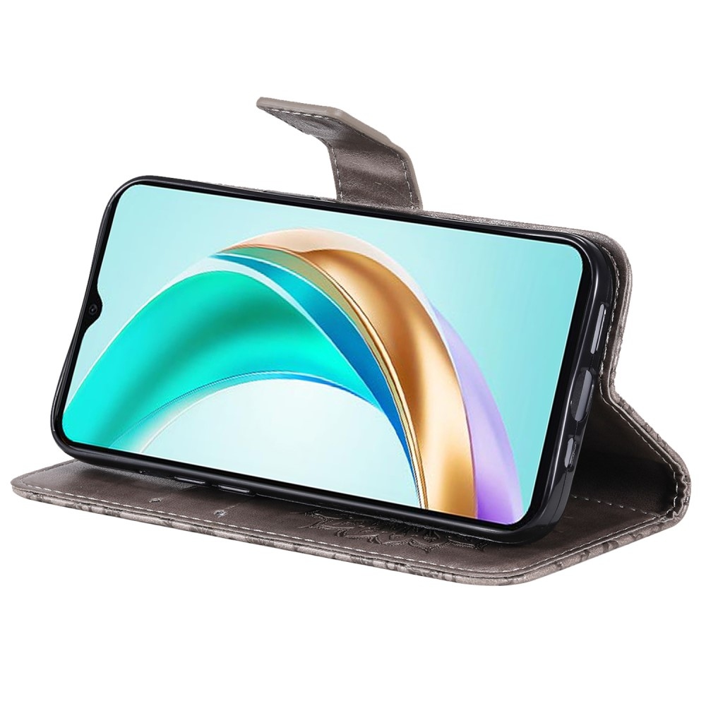 Napraforgó könyvtáska Honor X6b készülékhez - szürke