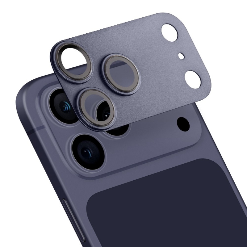 TOK: ME Camera Island lencsevédő az Apple iPhone 17 Pro Max készülékhez, mélykék