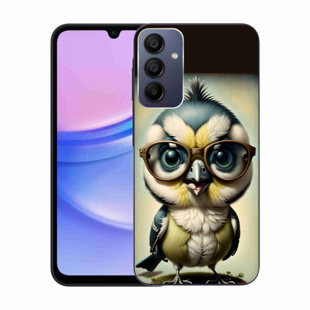 Zselés borítás mmCase Samsung Galaxy A15 4G/5G - kölyök szemüveggel