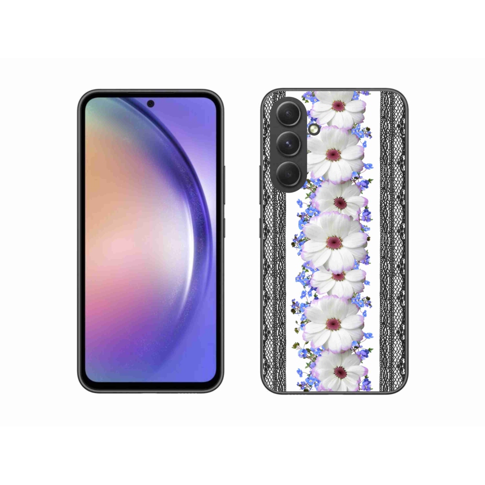 Gél borítás mmCase Samsung Galaxy A54 5G - virágok 8
