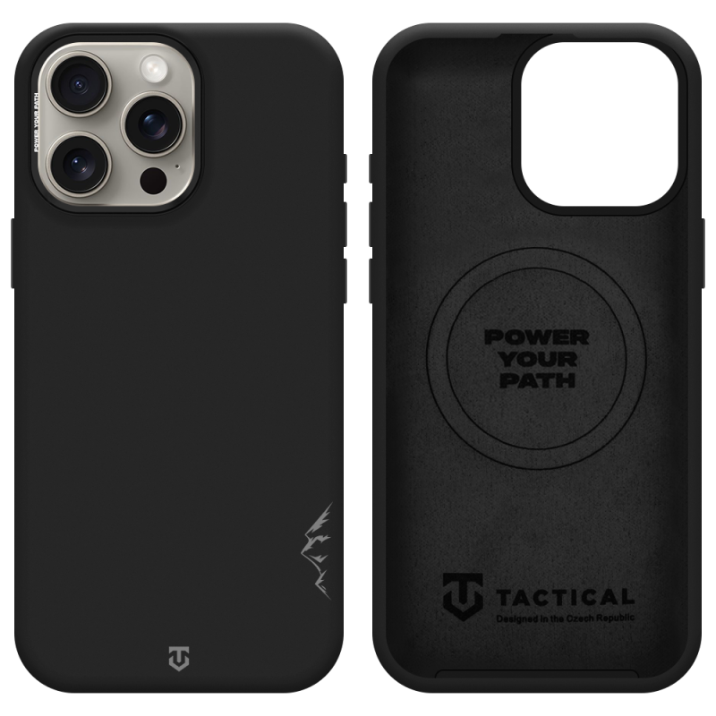 Tactical MagForce Velvet Smoothie 2.0 tok az Apple iPhone 15 Pro Max-hoz, Asphalt színben