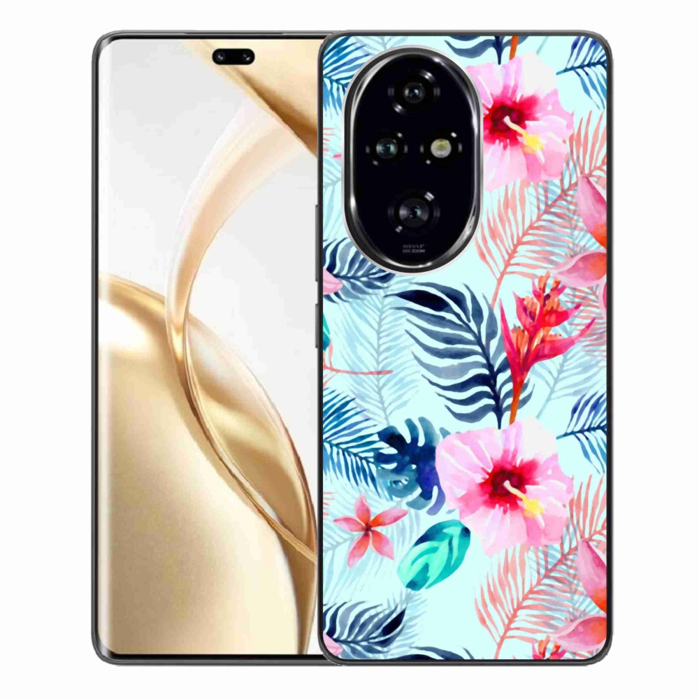 Zselés borítás mmCase a Honor 200 Pro 5G számára - virágok